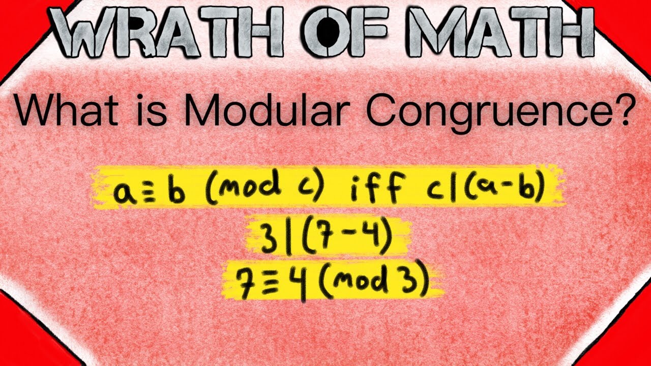 What is Modular Congruence? | Congruence Modulo n, Modular Congruence Definitions