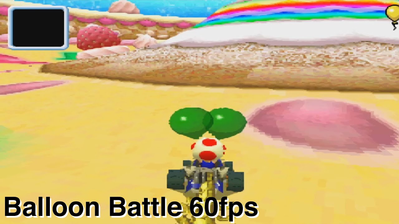 Mario Kart DS 60 fps - Balloon Battle - Tart Top