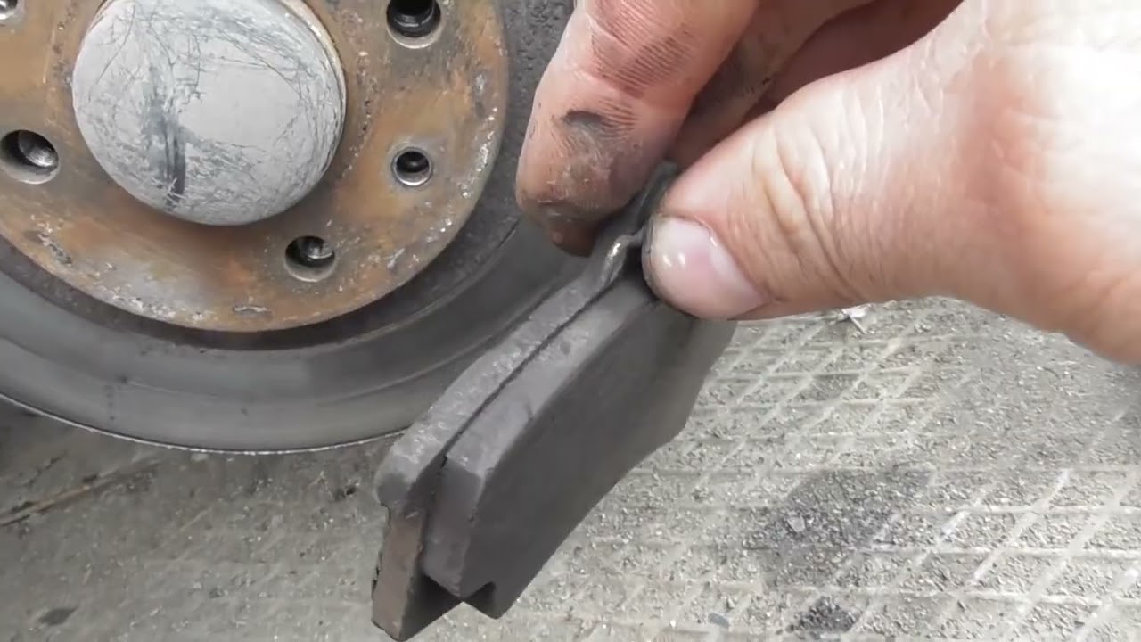 Состояние колодок при 162тыс пробега калина