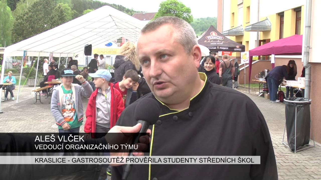 Kraslice: Gastrosoutěž prověřila studenty v přípravě jídla pod širým nebem (TV Západ)