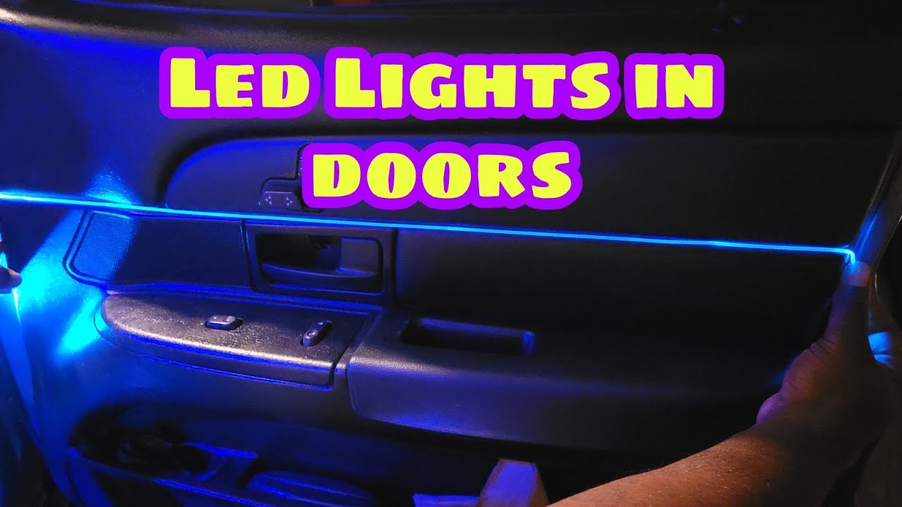 Crown Victoria With Led Lights In The Doors.