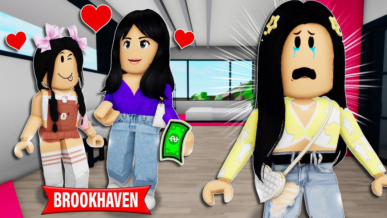 A MÃE QUE SÓ AMAVA A FILHA MAIS NOVA| Historinhas Brookhaven Roblox | Bibi e Lud