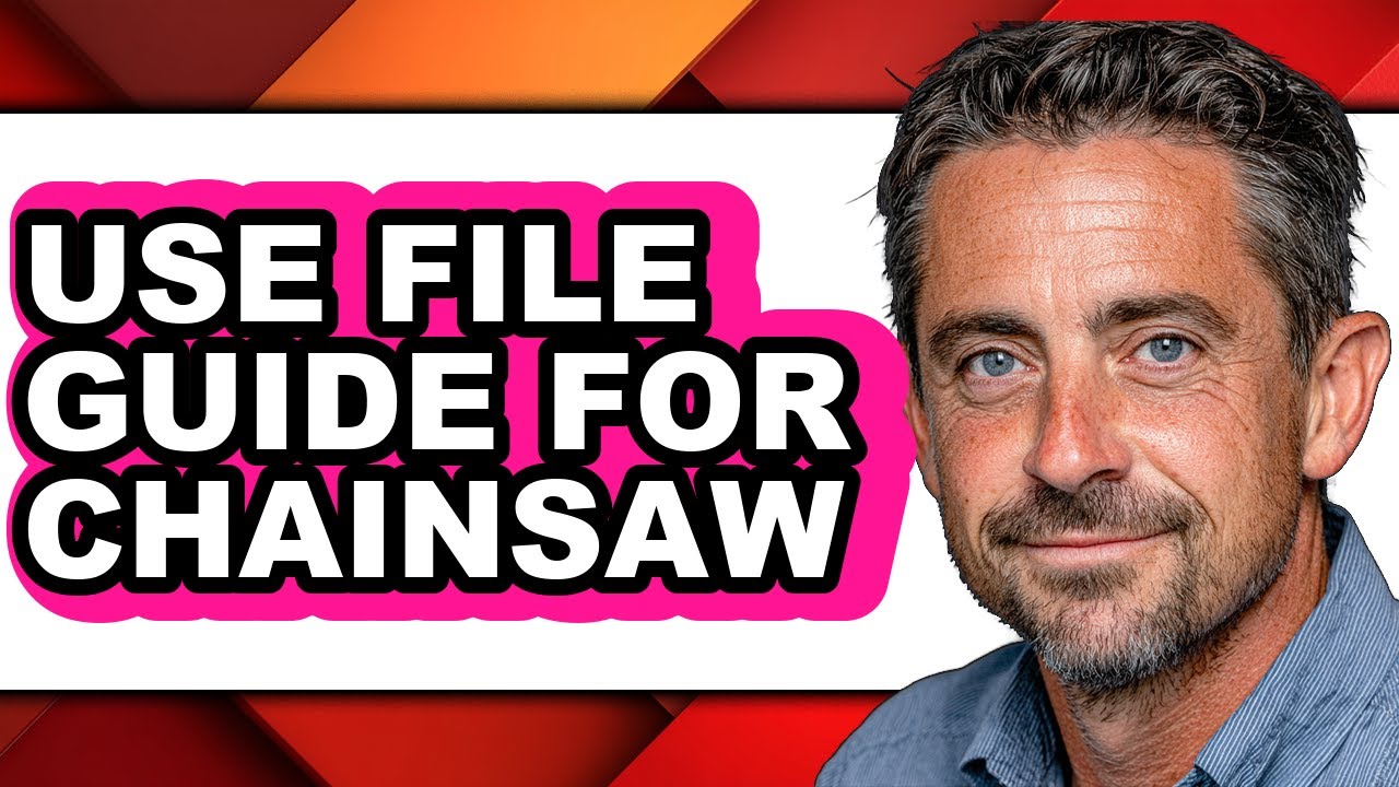 How to Use File Guide for Chainsaw (UPDATED)