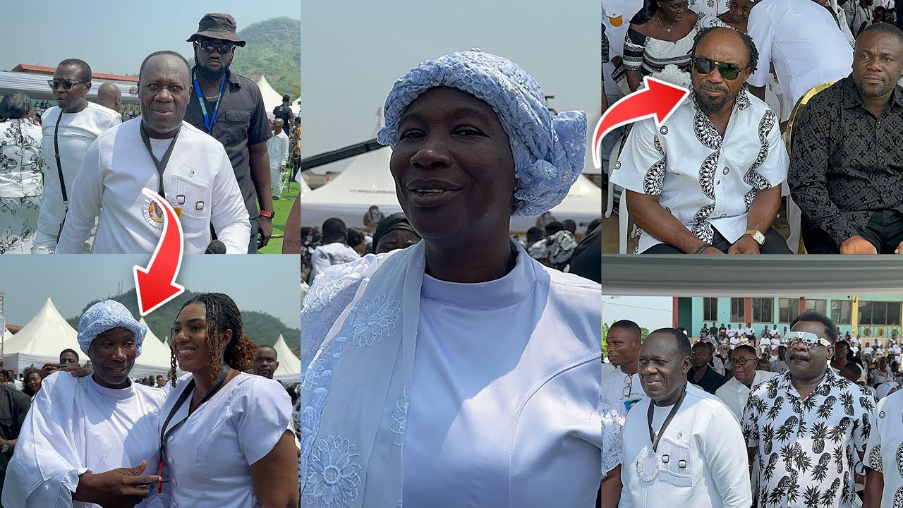 Elder Mireku’s Daughter Couldn’t hold her Tears Seeing Cecilia Marfo, Big Akwes & Koo Fori Mourn