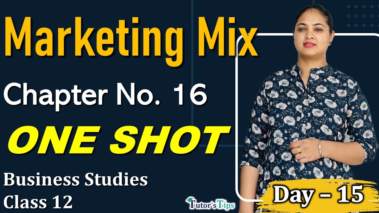 One Shot | Marketing Mix | Chapter 16 | Business Studies | Class 12 | PSEB | Amnpreet Kaur