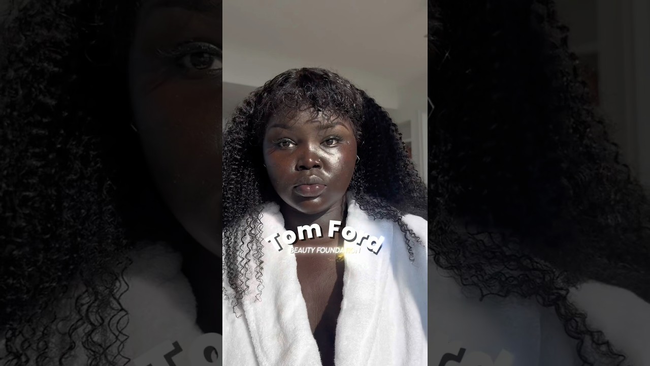 Trying Tom ford beauty foundation ✨ 