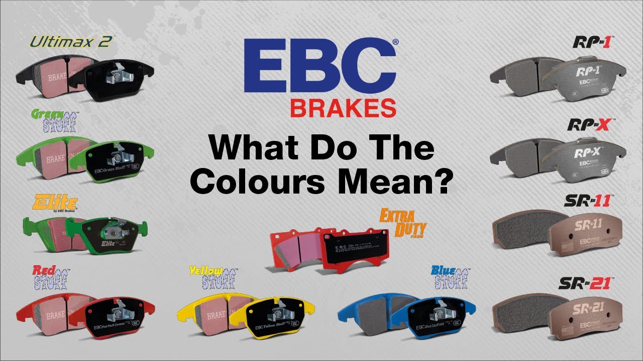 Что означают разные цвета? | EBC Brakes