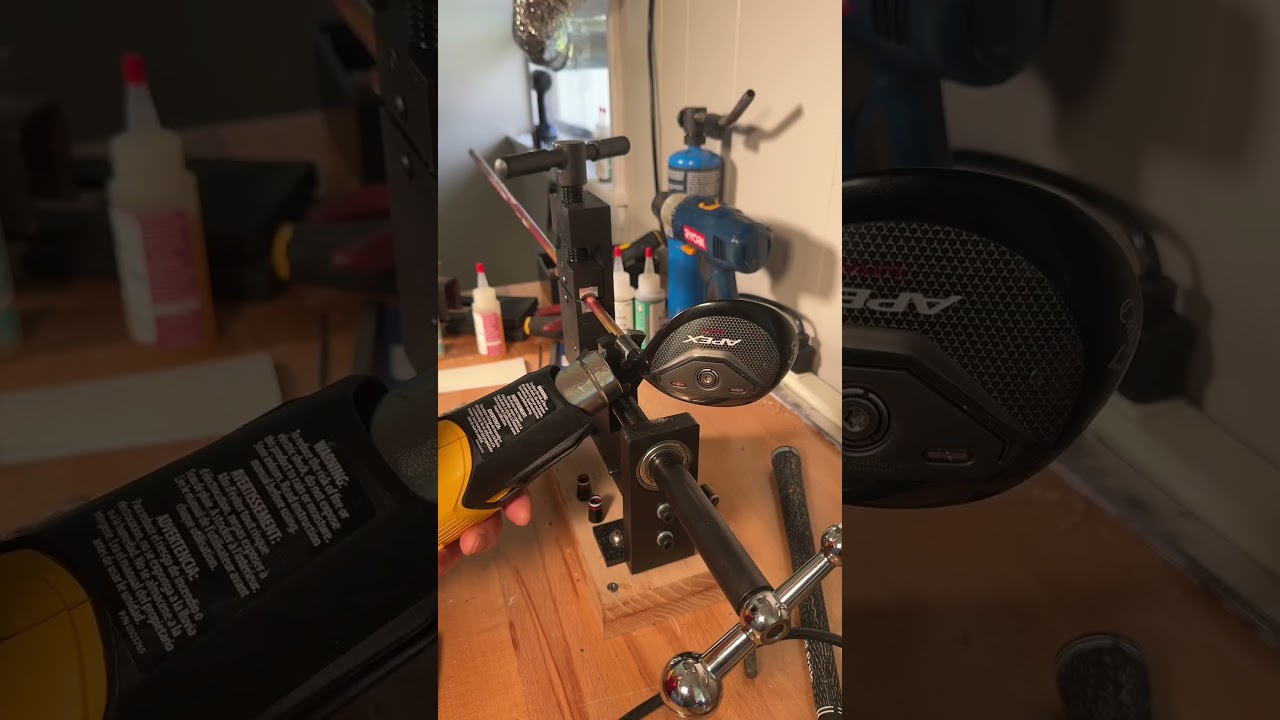 HOW TO REMOVE A GRAPHITE SHAFT WITHOUT DAMAGING IT #golf #golfclub #diy #golfgear