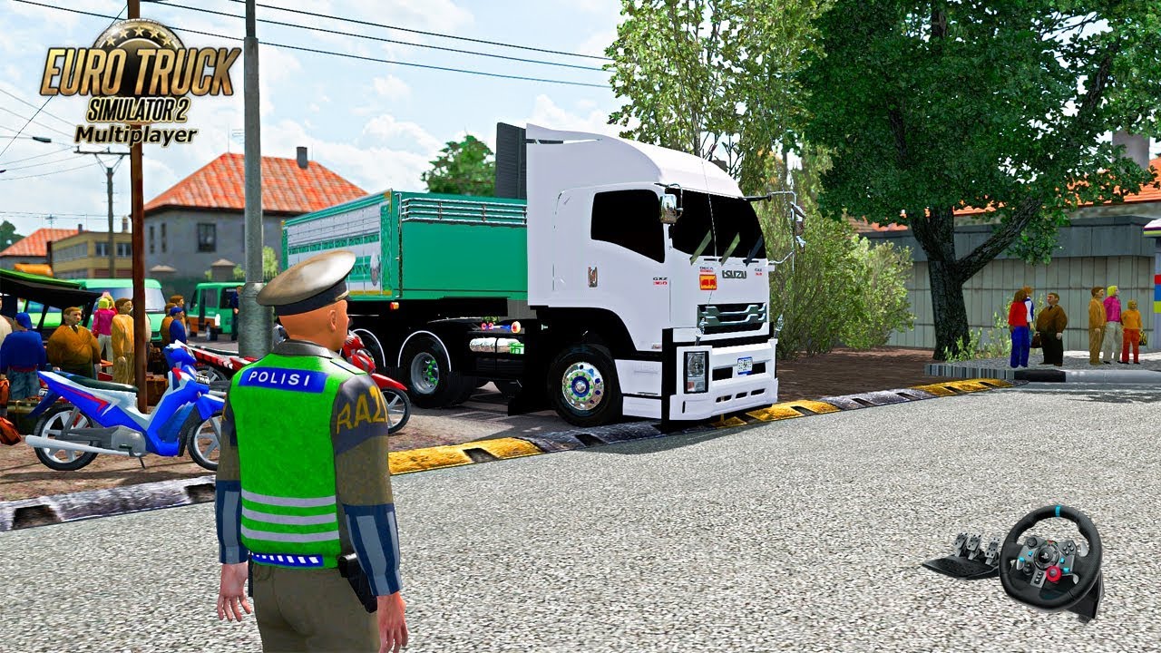 🔴 จ่าอย่ามอง!!👮‍♂️ ISUZU 360 - euro truck simulator 2 #190