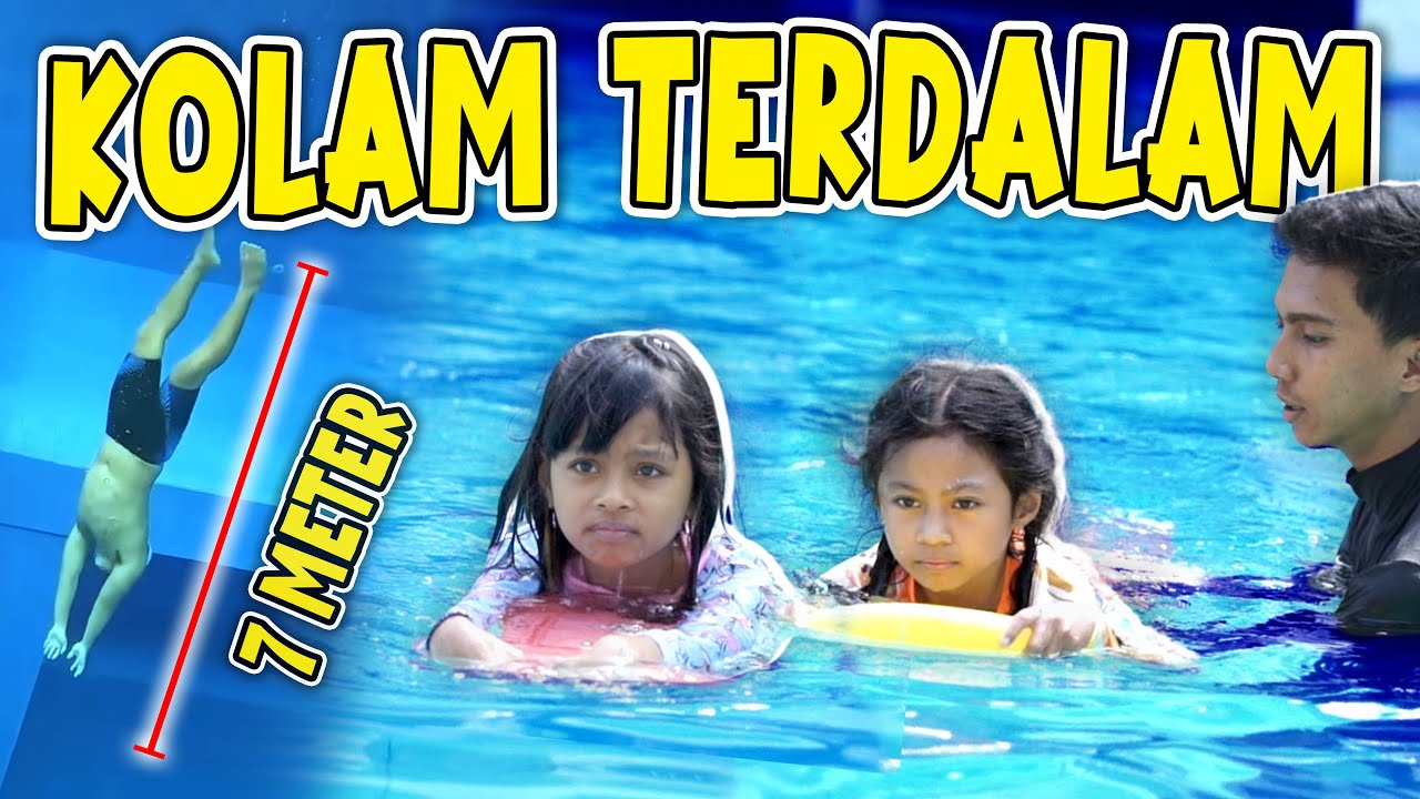 ALUNA AMANDA DEKDEKAN BELAJAR BERENANG DI KOLAM TERDALAM!!