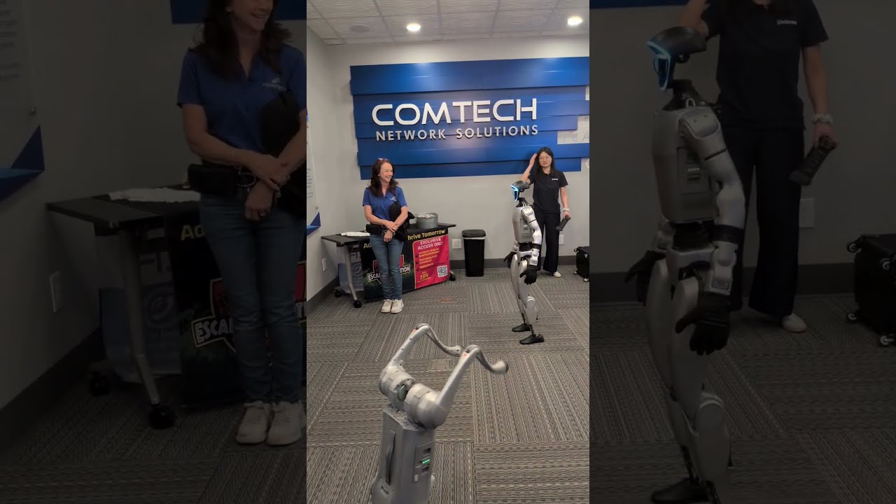 Unitree Robotics Visits ComTech!  #comtech #unitreerobotics