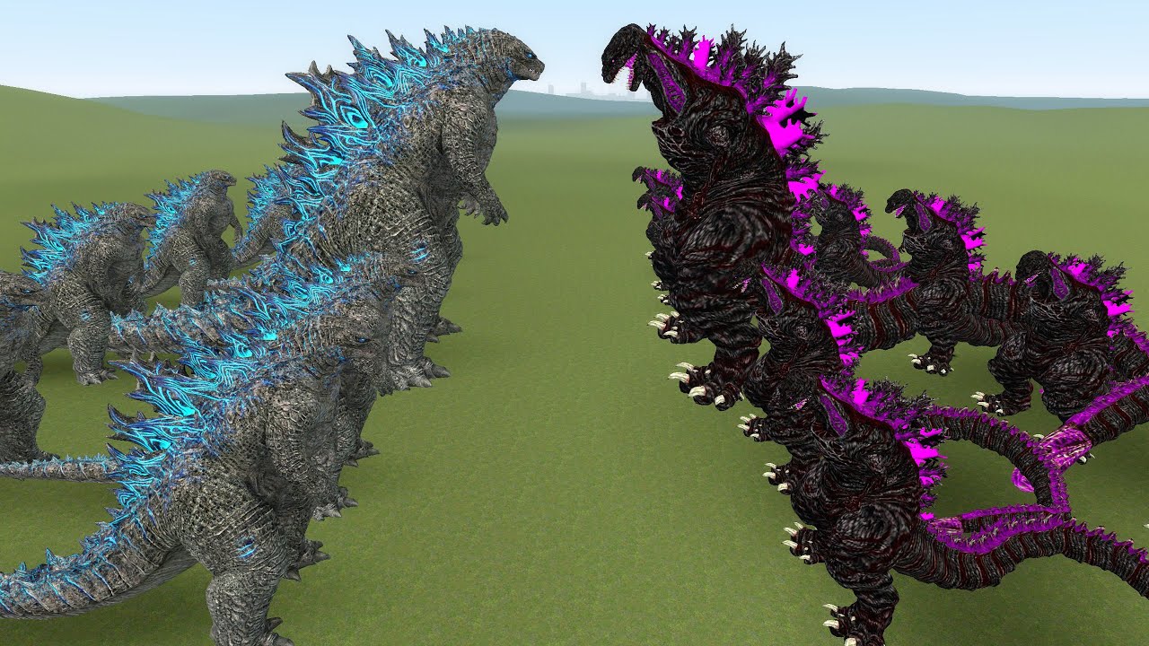 Godzilla vs Shin Godzilla Battle in Garry's Mod