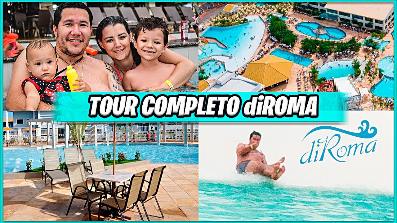 TOUR COMPLETO LACQUA DI ROMA EM CALDAS NOVAS | Família Mendonça (diRoma)