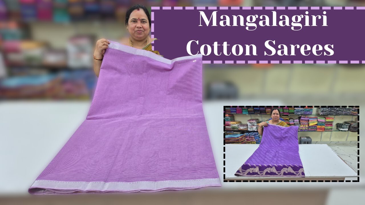 Mangalagiri Cotton Sarees | Chunnuri Jute Silk Lehariya Sarees || Wholesale Shop || GSR HANDLOOMS