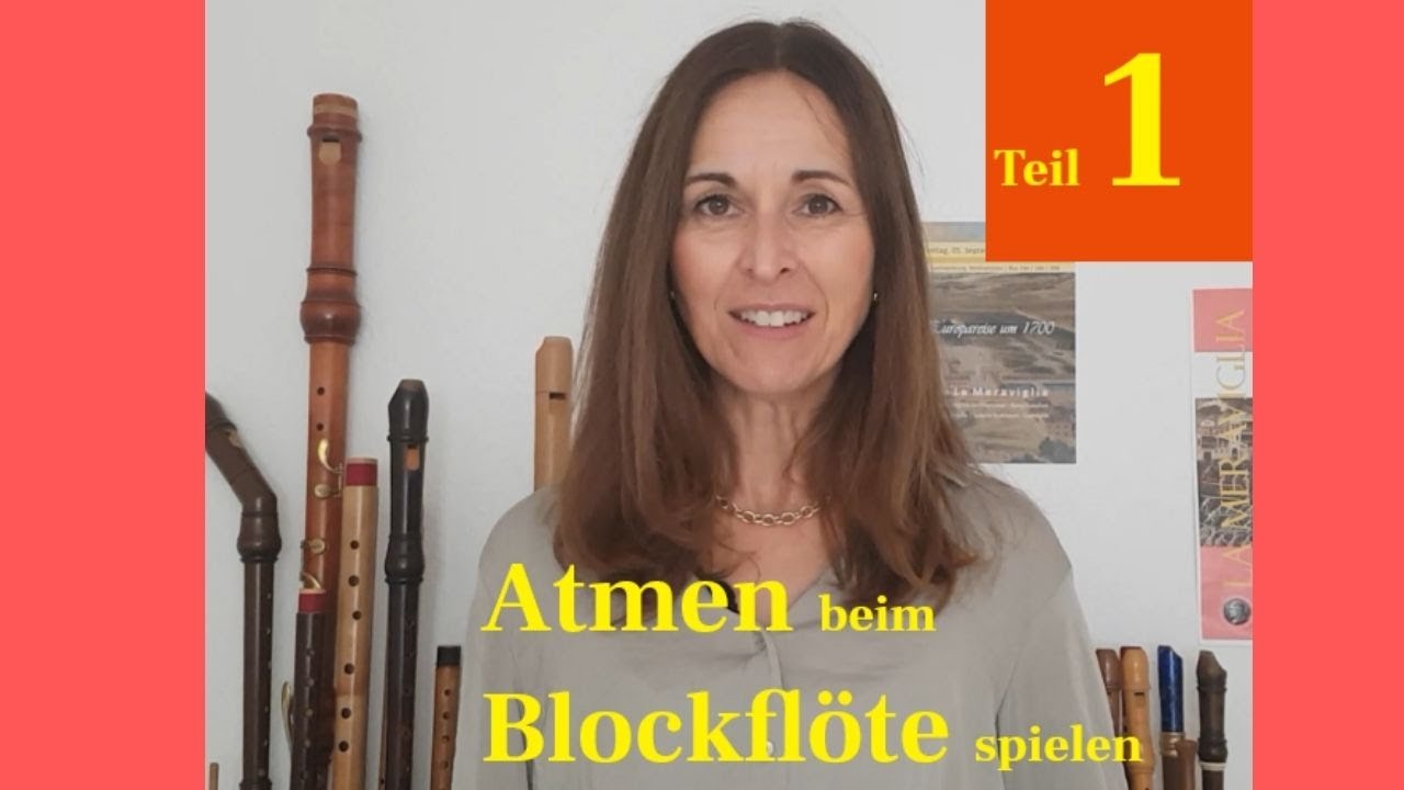 Richtig ATMEN beim Blockflöte spielen Teil 1 | Veras Blockflötenkanal #verasblockflötenkanal
