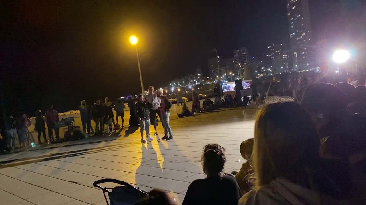 El Chileno en mar del plata 2!!!!!! #ElArteCallejeroNoSeMancha