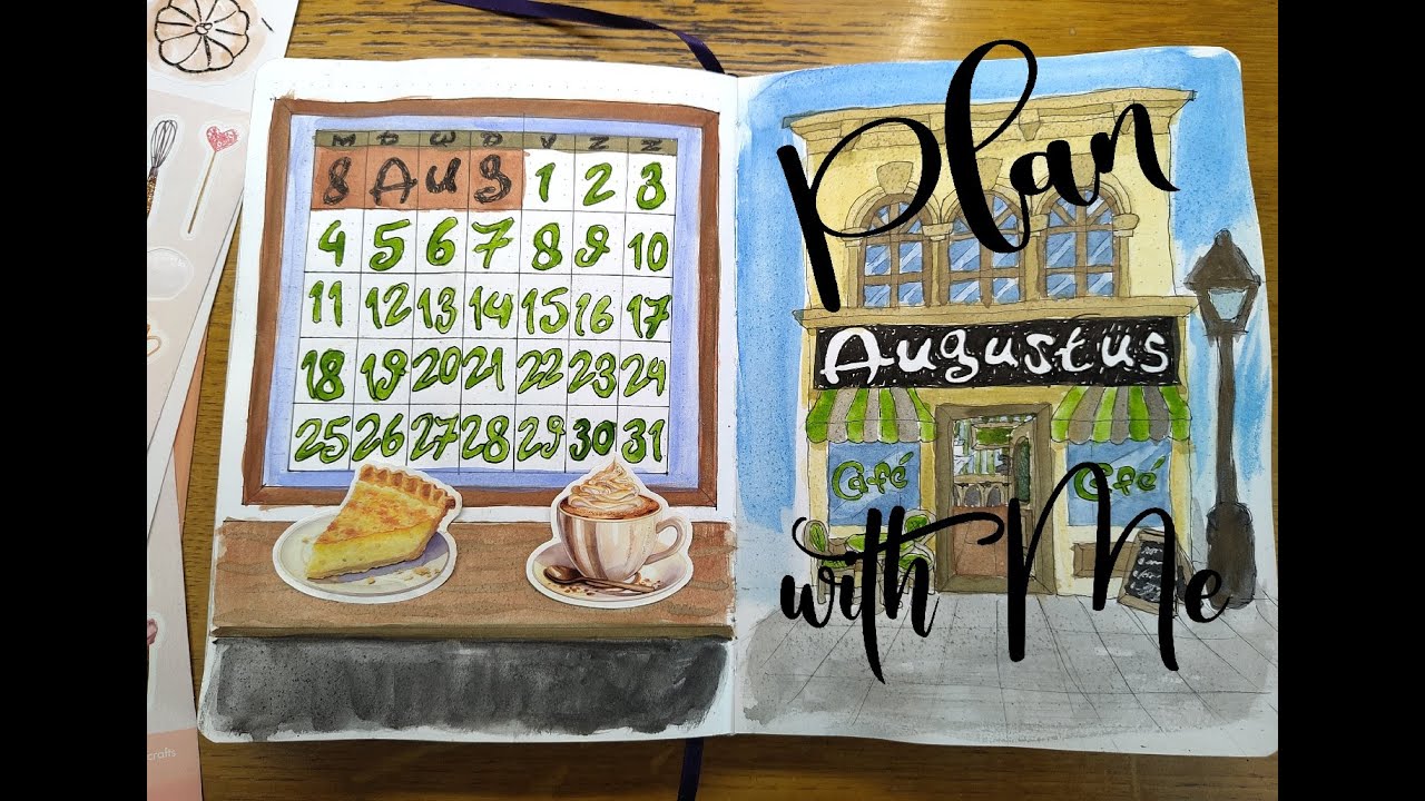 Journal setup | August 2025 | Café ☕