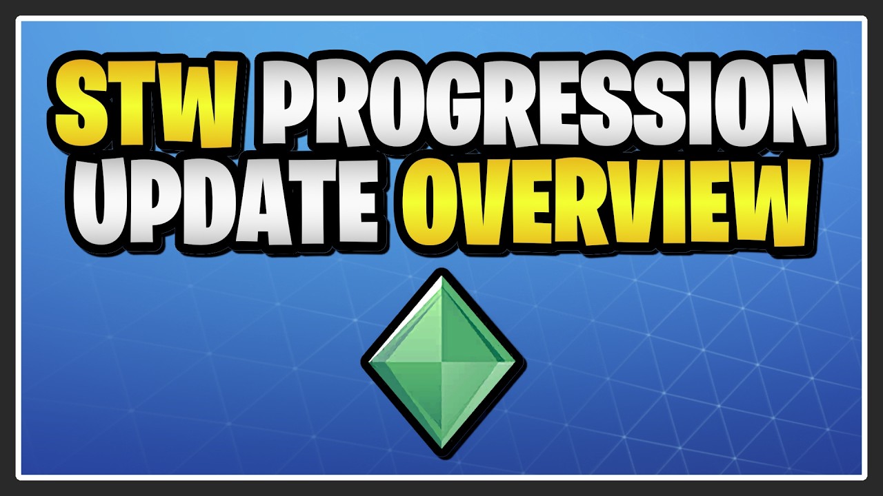 Обновление прогресса в Fortnite Save the World!