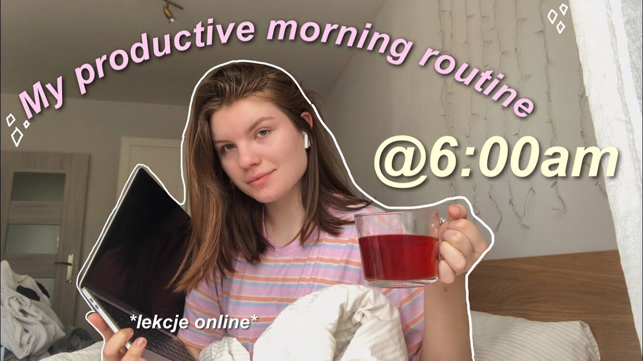 MY PRODUCTIVE MORNING ROUTINE🤍 *druga liceum*
