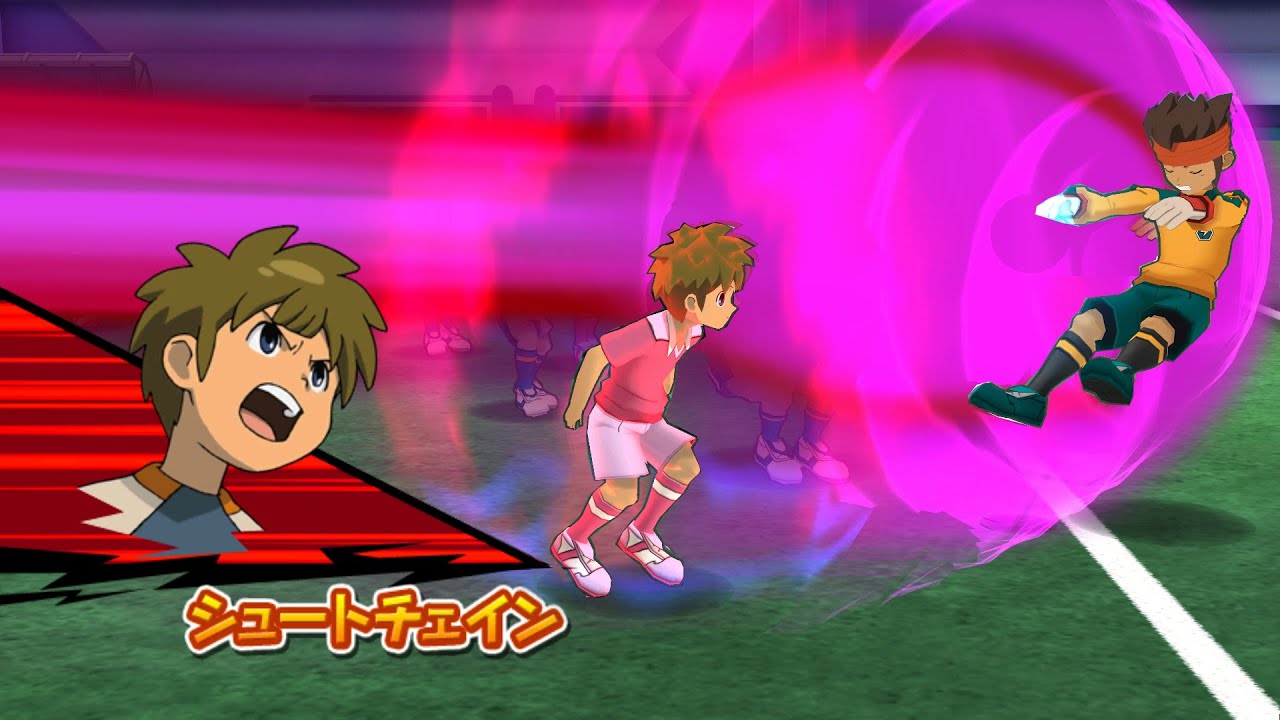 Inazuma Eleven Go Strikers 2013 Inazuma Japan Vs Inazuma Girls Wii 1080p (Dolphin/Gameplay)