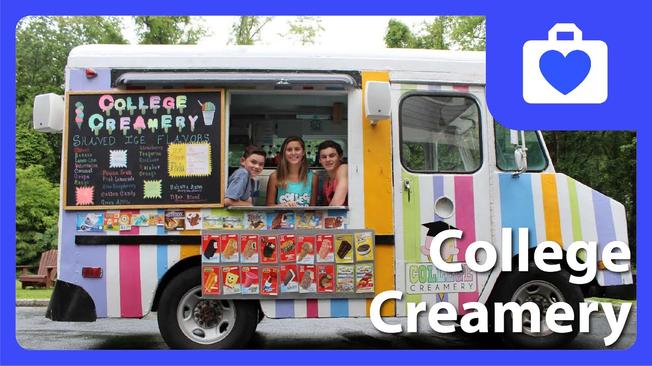 Friends Start Inspiring Business: College Creamery Ice Cream Truck