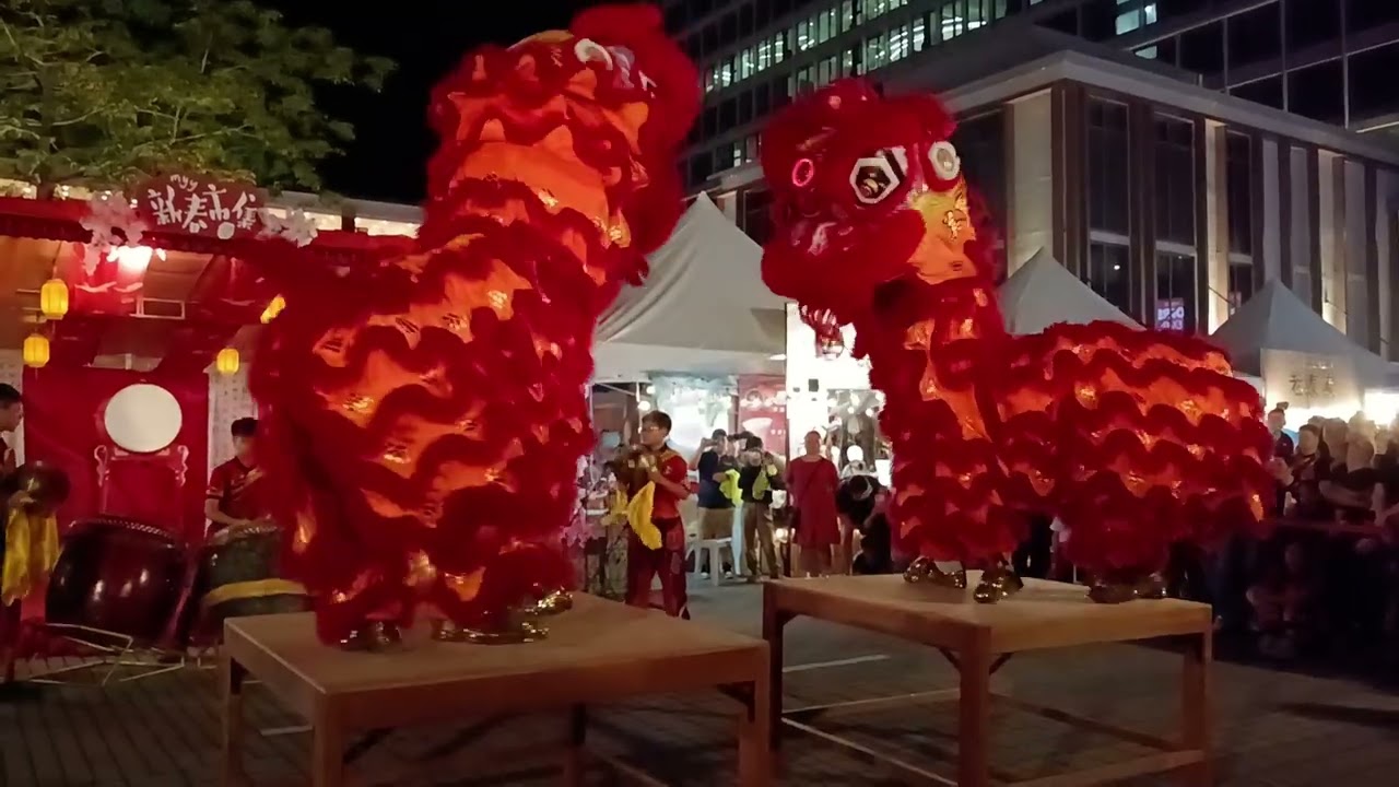 2026一定heng Ong huat啊！！！第一次，舞狮这么近 ，而且对着我，整中间拜😜