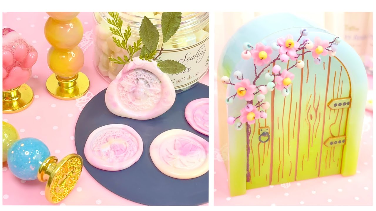 Fairy Door- Delicate wax seal stamps- May Pixie Box- Sophie and Toffee- DIY