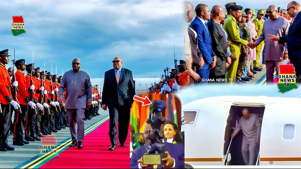 Prz Mahama Beautifully arrives in Tanzania to Open African Human Rights Court,Receives Elephant Gift