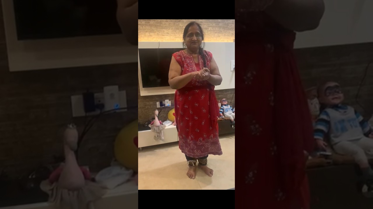 Mom dancing  and practising #parentalsupport #grandparentgoals #womensuppotingwomen #kathak