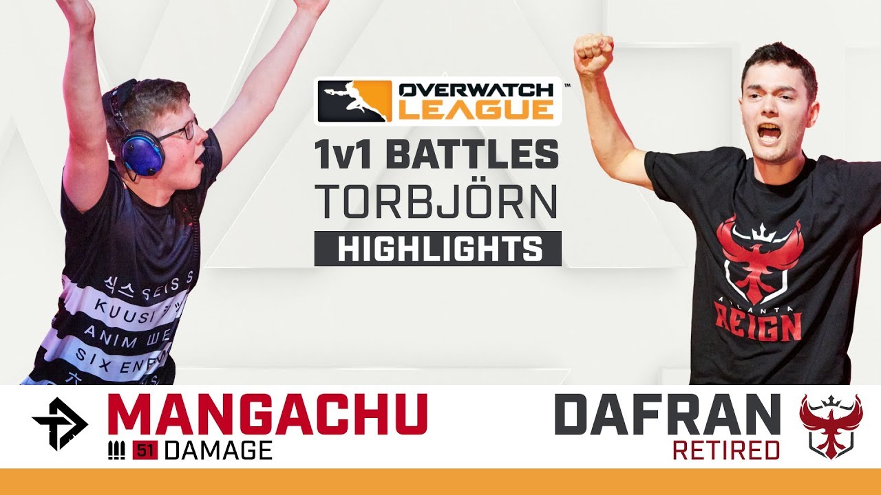 HIGHLIGHTS Mangachu vs. dafran | Torbj&ouml;rn 1v1 | Atlanta Homestand | Overwatch League