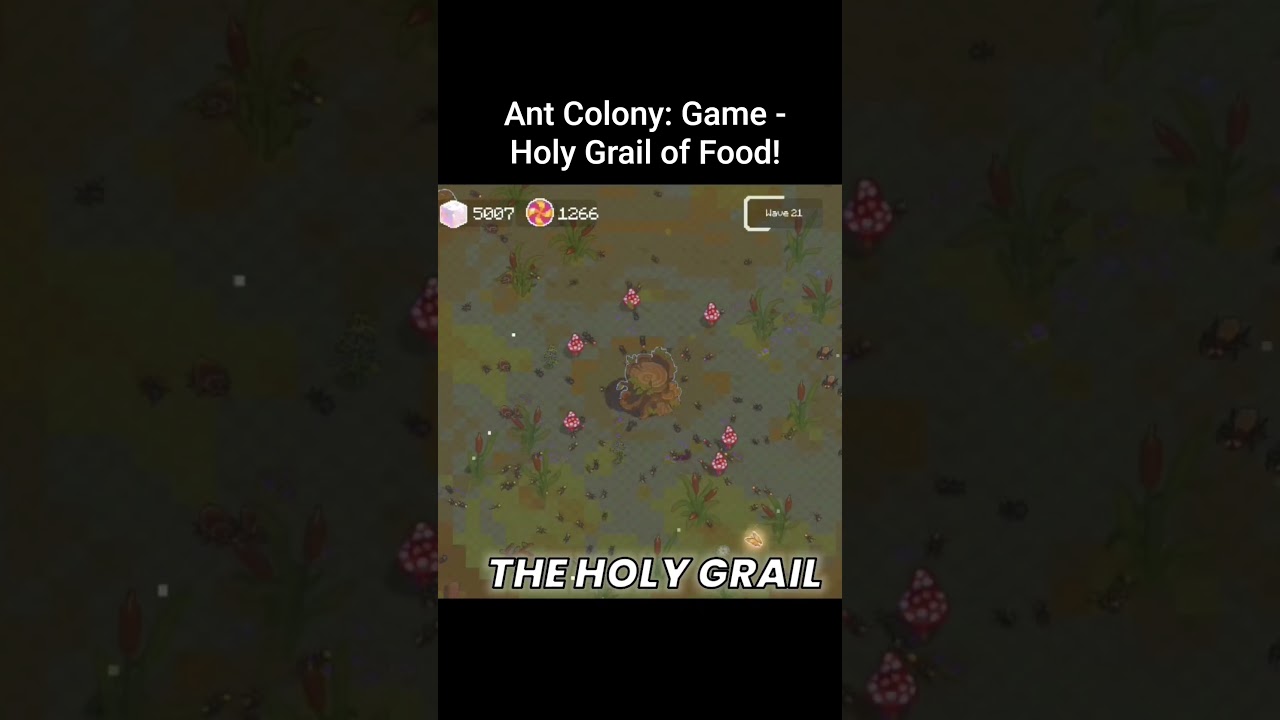 Ant Colony Game - 10 Sugar for 6 mushrooms? BET!