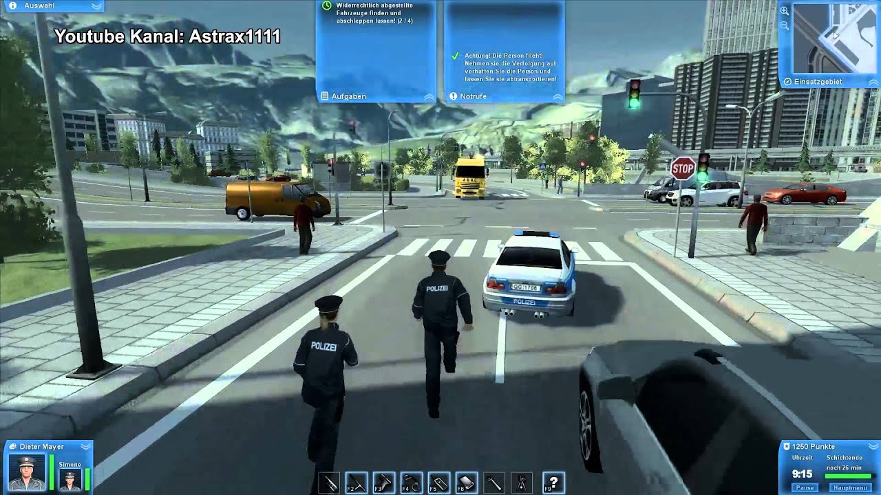 Gameplay # Polizei - Die realistische Simulation des deutschen Polizeialltags #1-3 (HD 1080p)