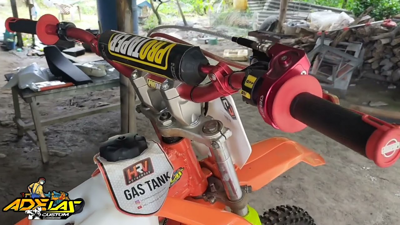 PERAKITAN BEBEK MODIF BODI KTM 85