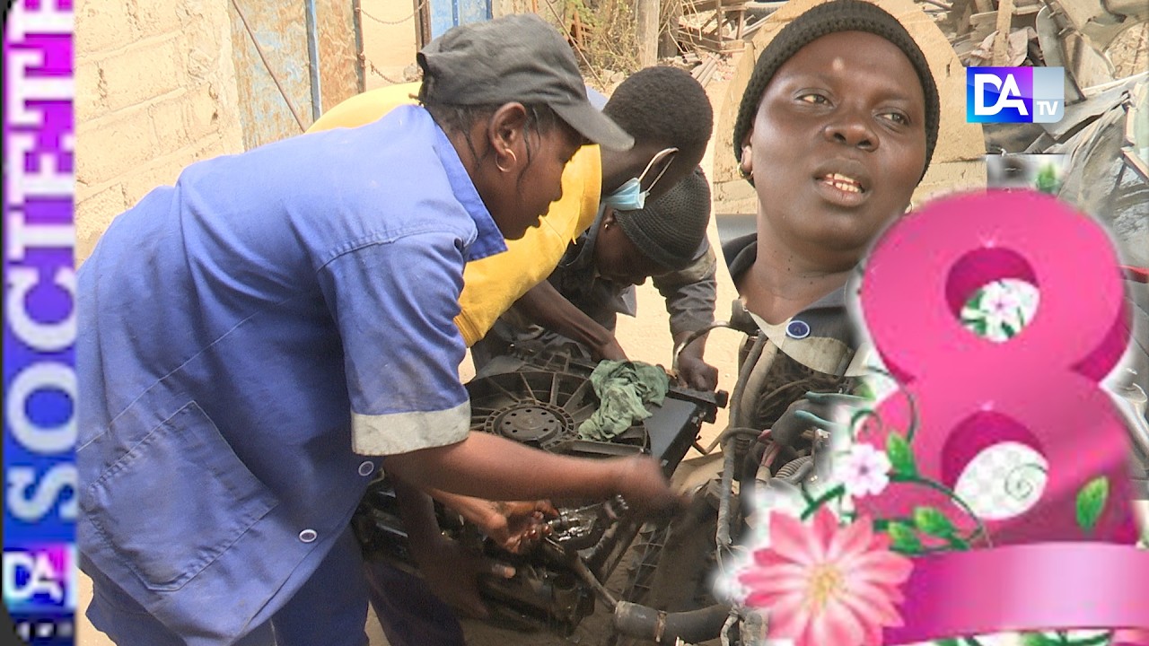 [Spécial 8 mars]  : Alimatou Ndiaye, la mécanicienne qui brise les codes