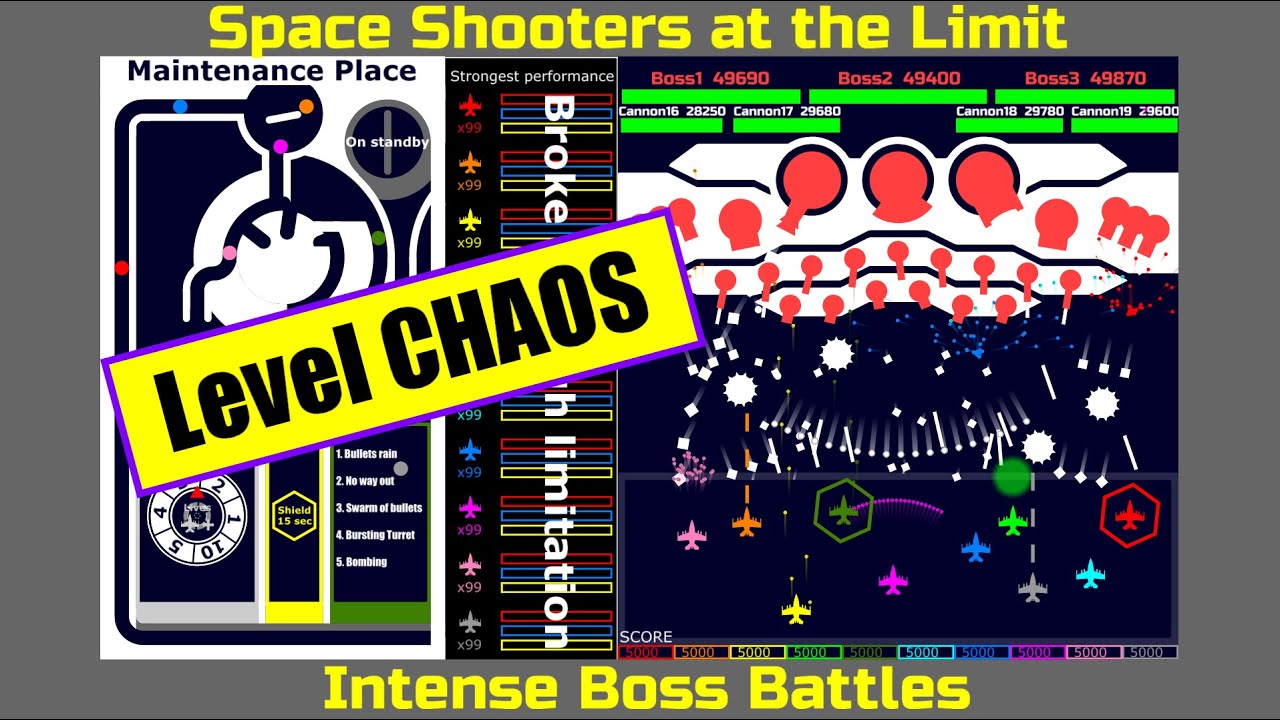 Chaotic Marble Space Shooter - Chaotic Marble Race in Algodoo