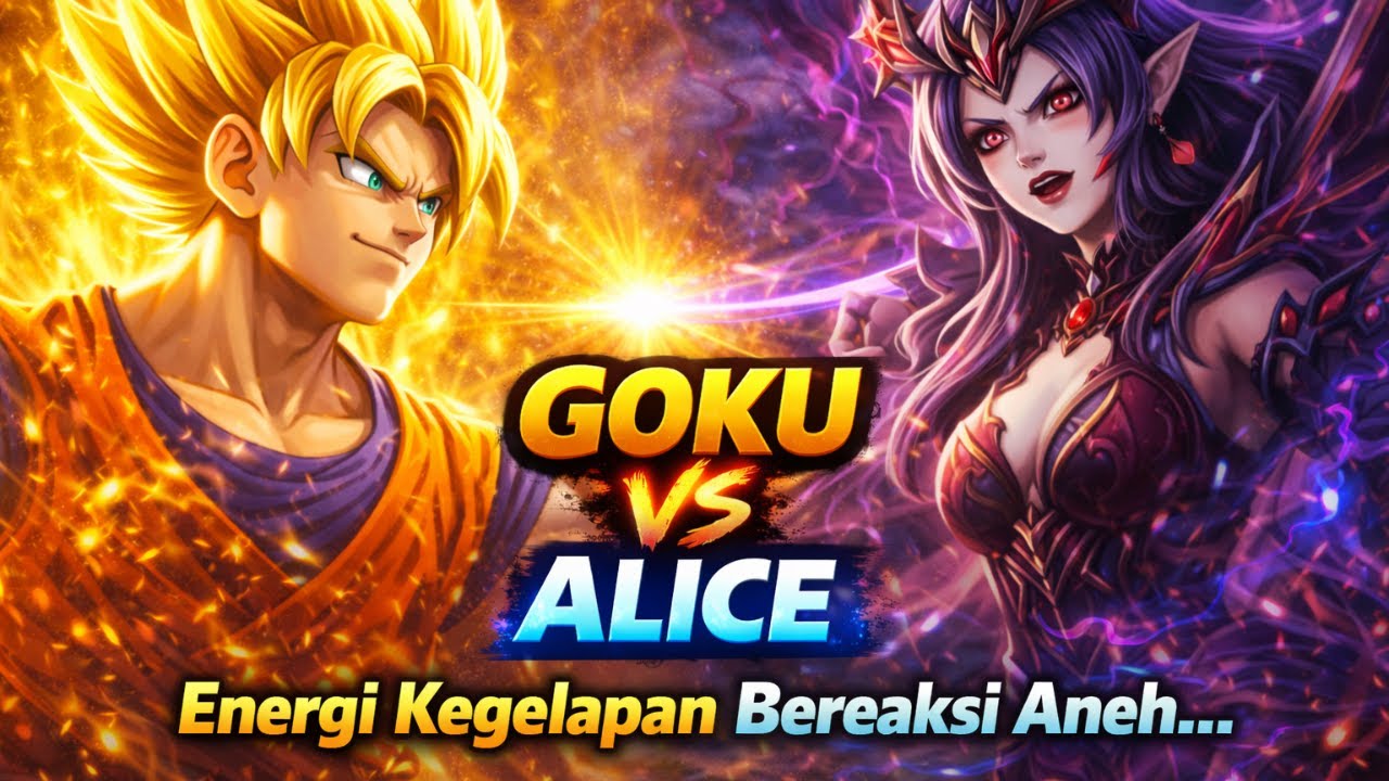 Goku vs Alice – Energi Kegelapan Bereaksi Aneh