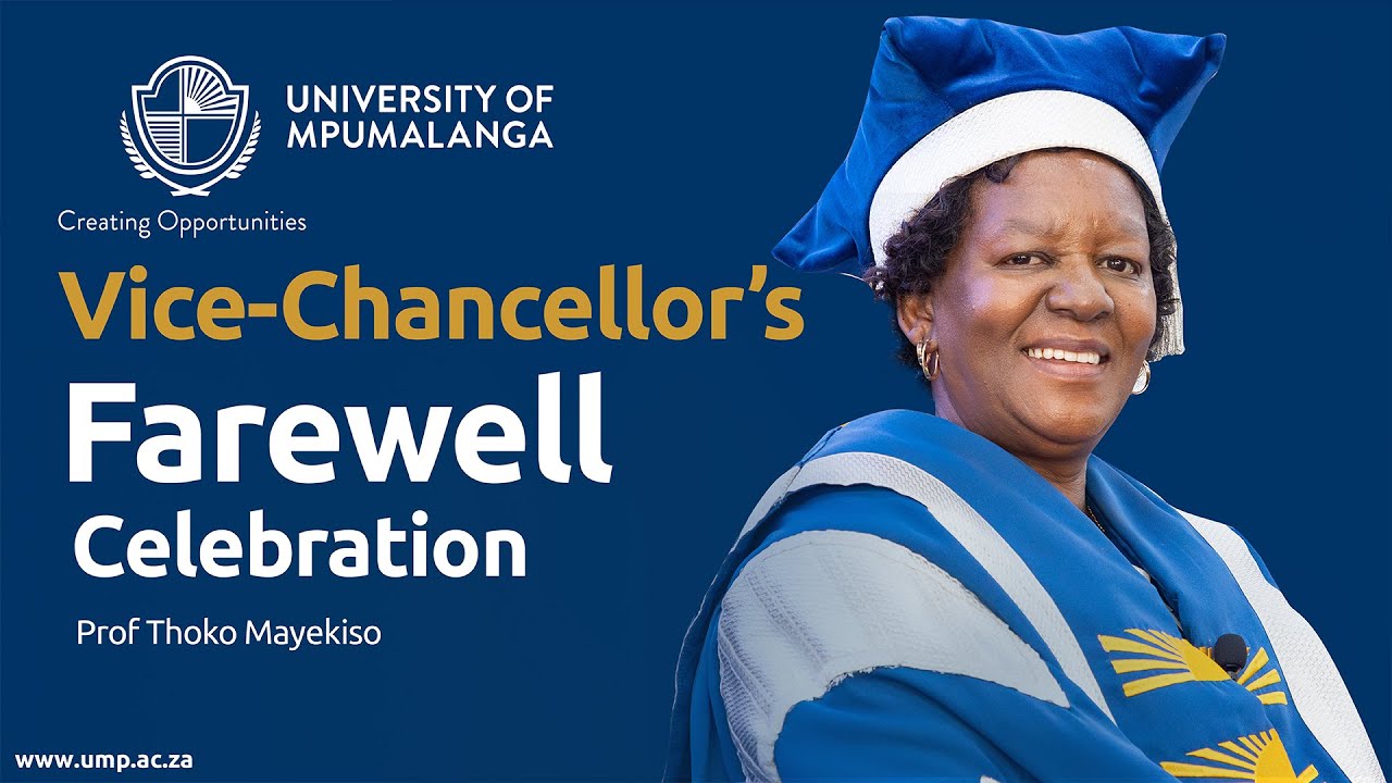 Vice-Chancellor Farewell Celebration Prof Thoko Mayekiso, the Founding Vice-Chancellor - Day 1