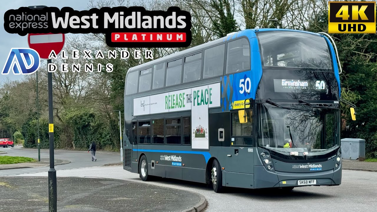 [National Express West Midlands: Platinum 50 Druids Heath to Moseley & Birmingham] ADL Enviro400MMC