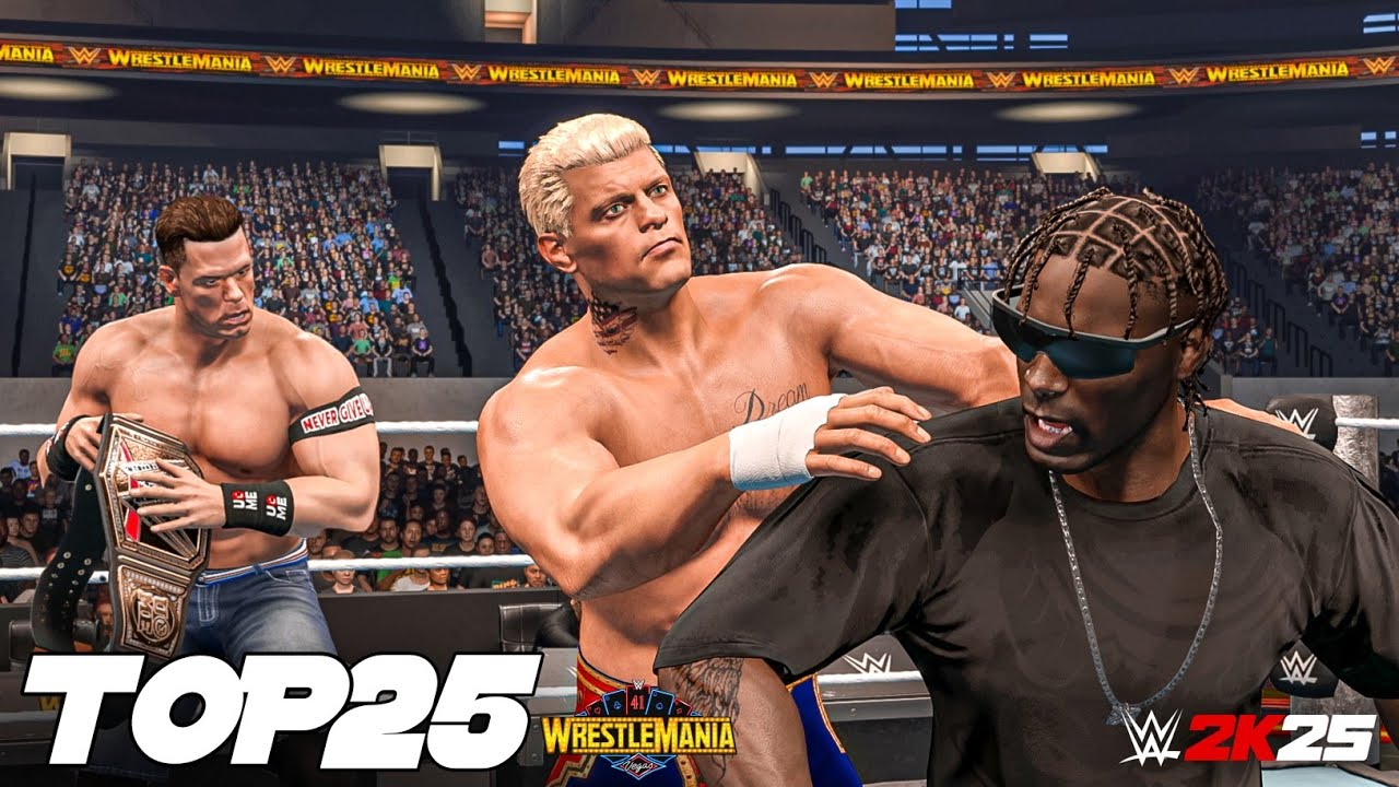 WWE 2K25: Top 25 Moments from WrestleMania 41!
