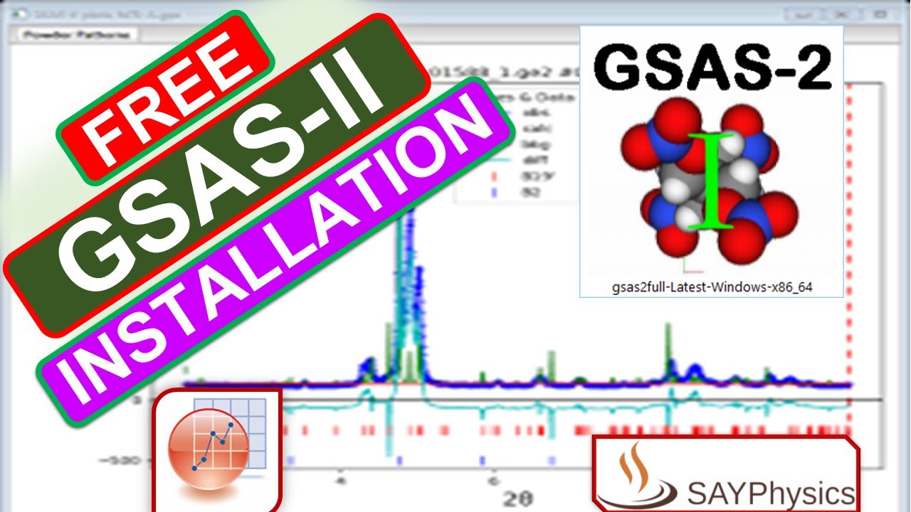 How to install GSAS-II - A Free XRD Data Analysis Software