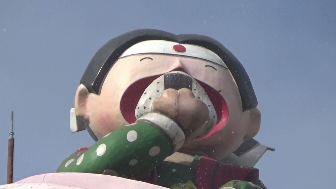 四日市　おにぎりの桃太郎　からくり時計