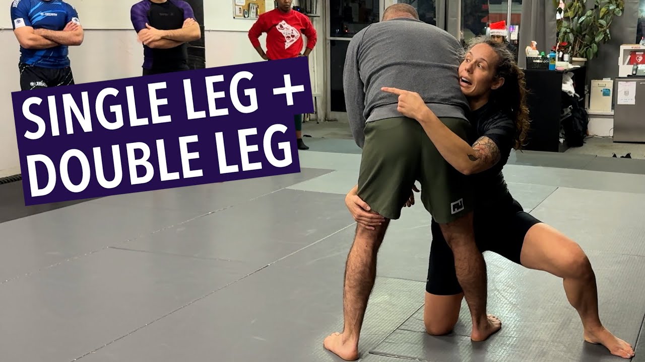 Double & Single Leg Takedown Details 🔥⚡️ Jiu Jitsu w/ Jen Z
