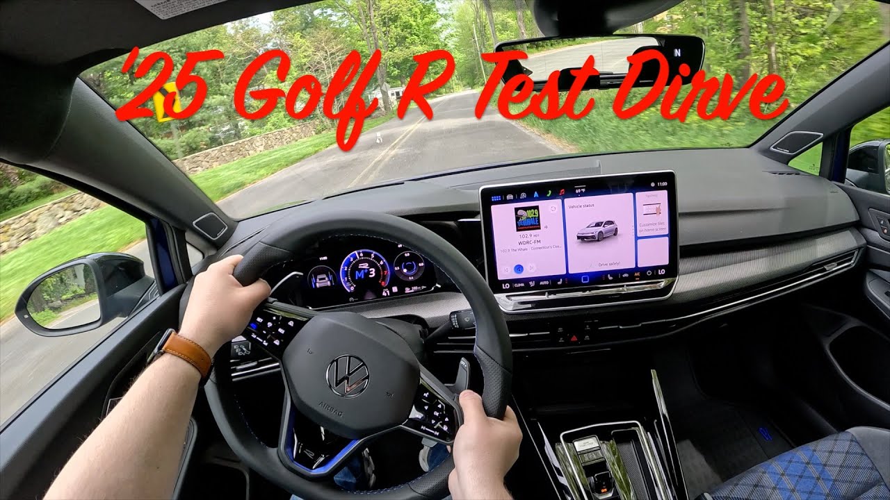 2025 VW Golf R - POV Test Drive