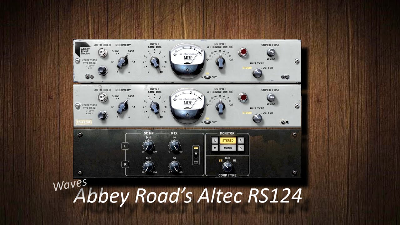 What's different! Waves ALTEC RS124 Abbey Road Compressor