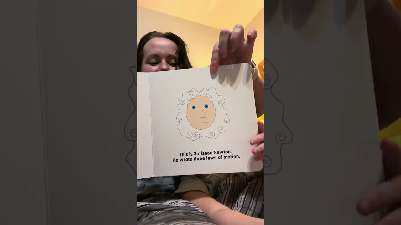 Newtonian Physics for Babies by Chris Ferrie | Bedtime with Baby J 🍼📚 #Storytime #STEMBaby