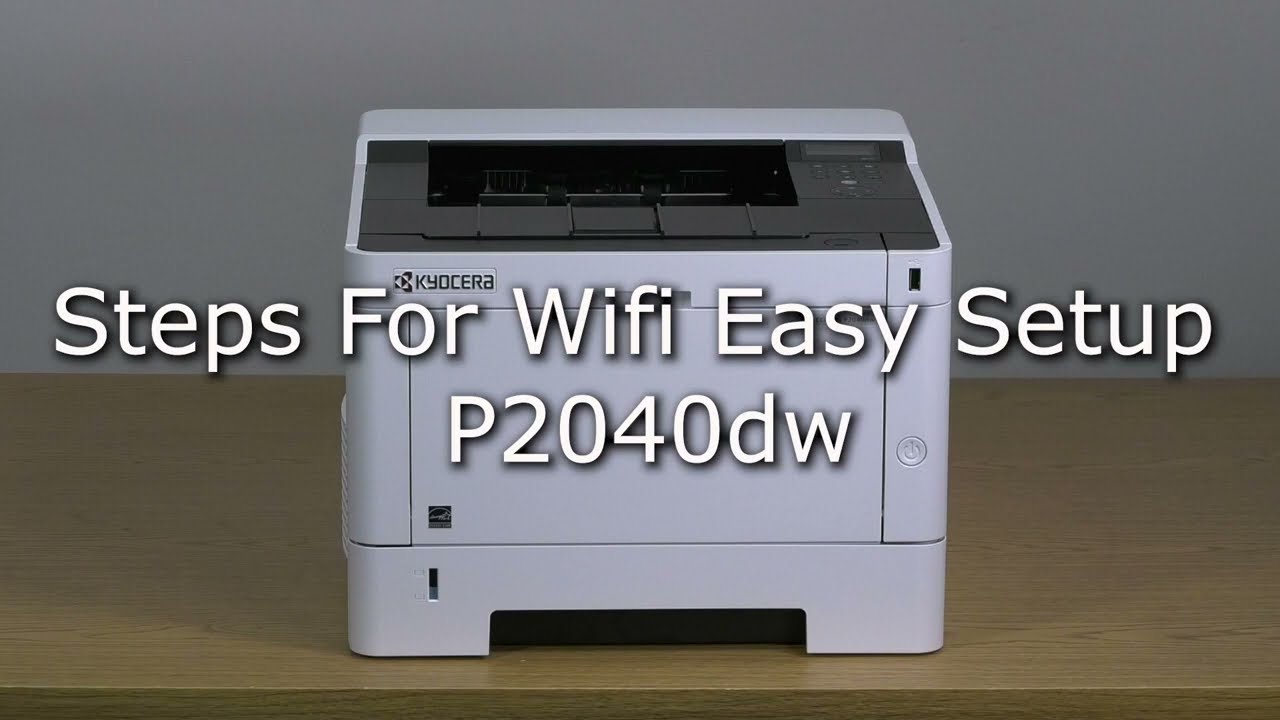 KYOCERA P2040dw Yazıcı - WiFi Kolay Kurulum