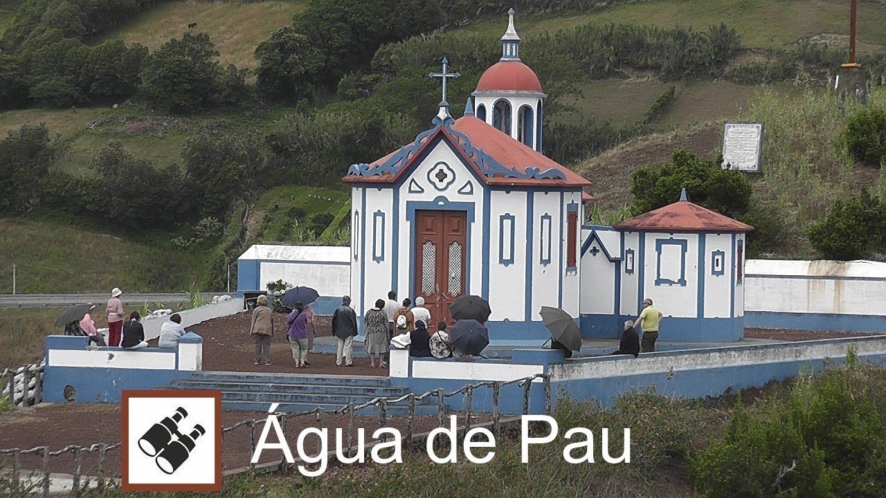 AZORES: Hermitage in &Aacute;gua de Pau (viewpoint) - S&atilde;o Miguel Island
