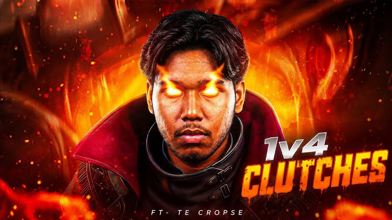 TE Cropse All 1v4 Clutches Highlights 🧿 | Cropse The Tiger 🐯 Him Self. #elite 