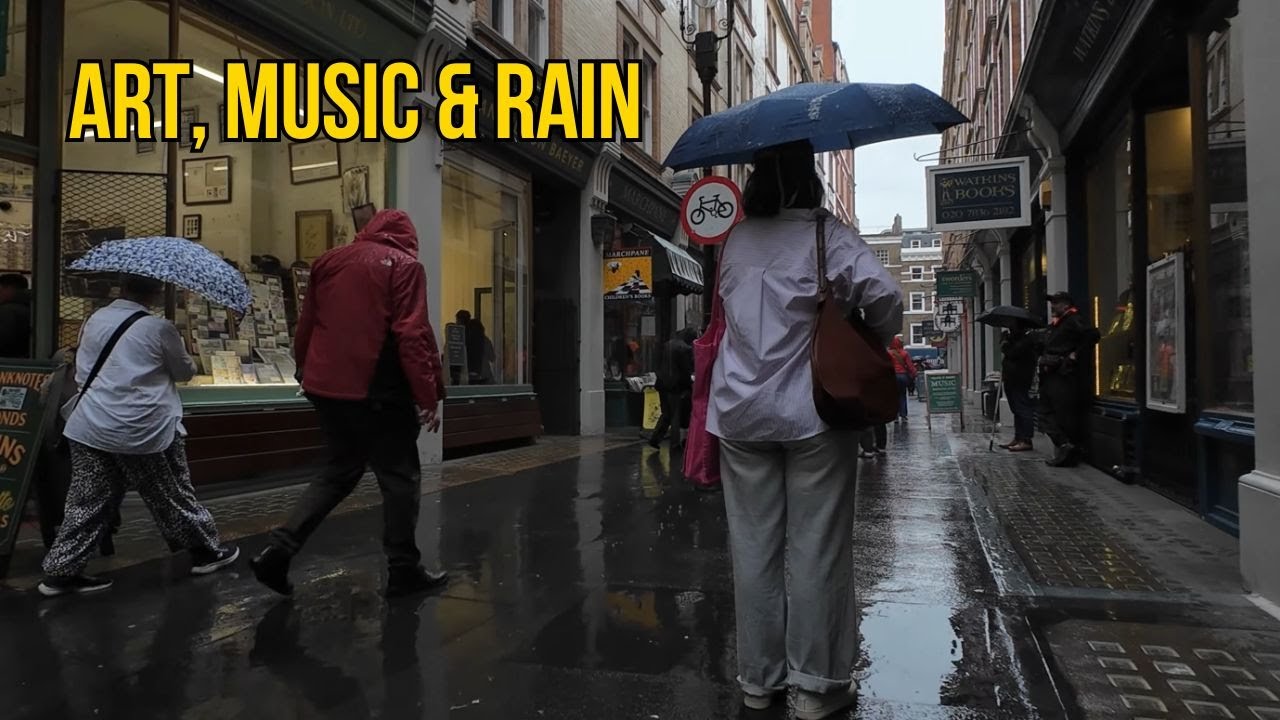 Charing Cross to Leicester Square:  Art and Music in the Rain (Station to Station)