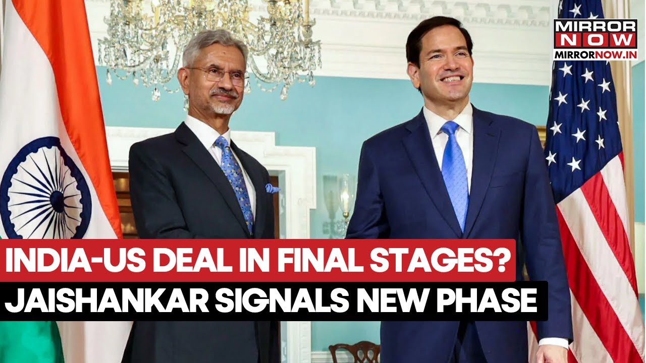India-US Trade Deal In Final Stages? Jaishankar Signals New Phase Ahead Of Signing | Watch